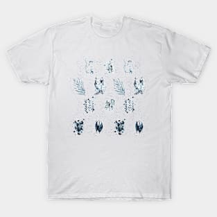 Plants, Leaves, Flowers and Petals T-Shirt